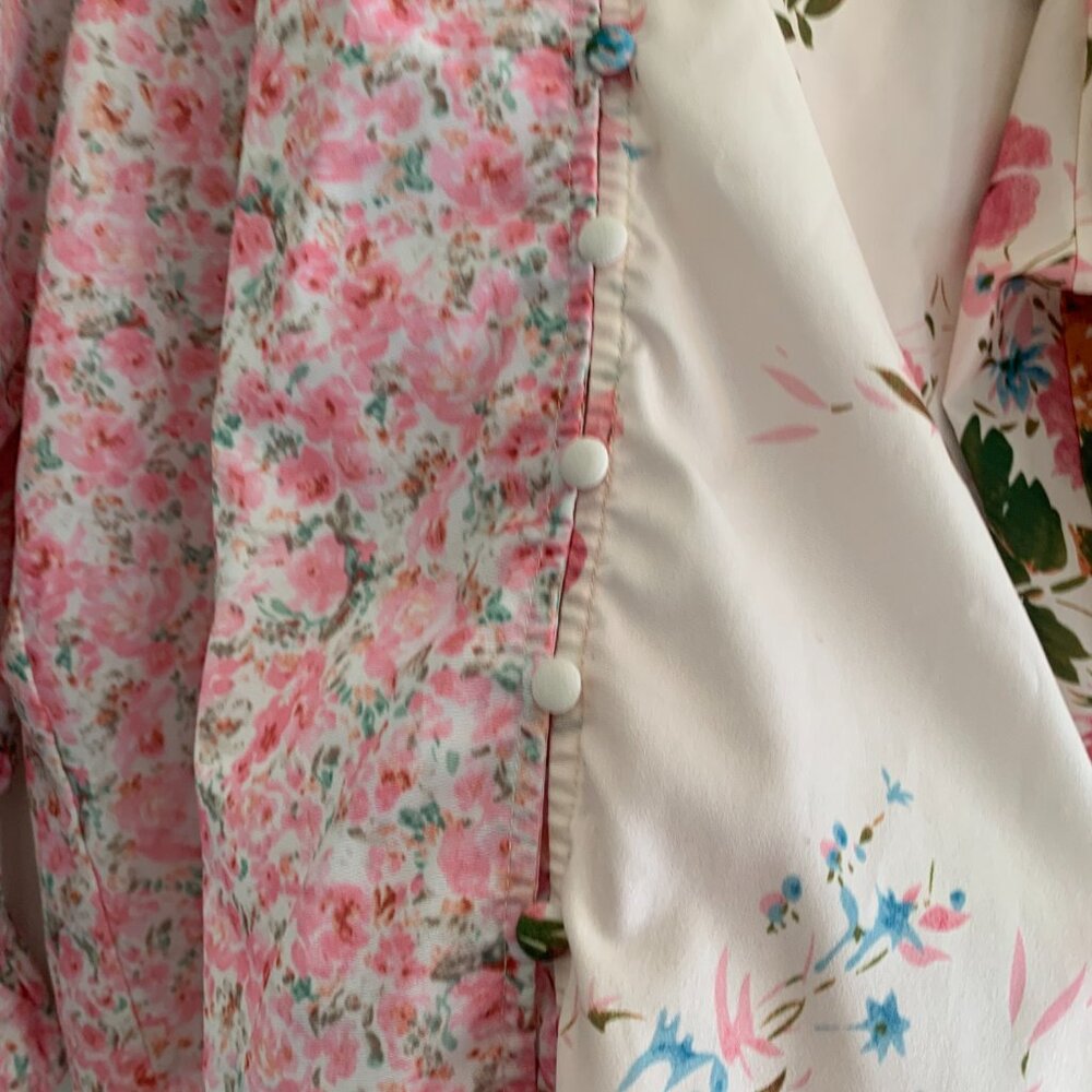 Chic Soul Long Sleeve 3X floral print blouse - Picture 10 of 13